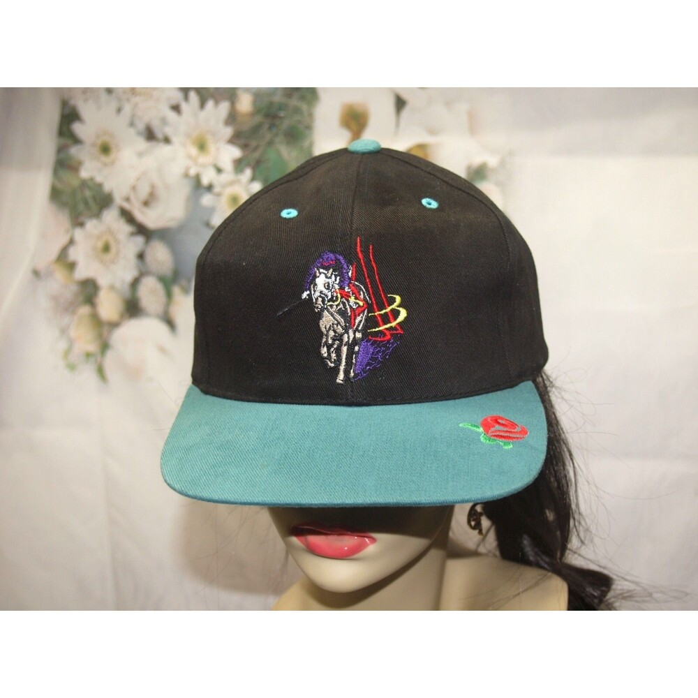 Vintage 1996 122nd Kentucky Derby Hat Rose Embroidered Snapback Baseball Cap